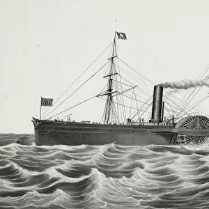 U. S. mail steam ship Arctic: Collins line builders, hull by