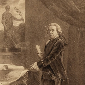 Vice-President John Adams, full-length portrait, standing ne