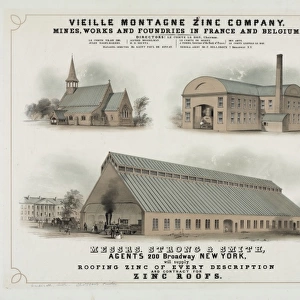 Vieille Montagne zinc company. Mines, works and foundries in