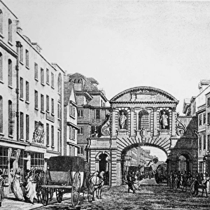 View of Temple Bar, Fleet Street, London