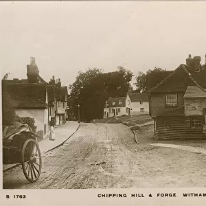 Village & Forge, Chipping Hill, Witham, Braintree, Essex, England. Date: 1913
