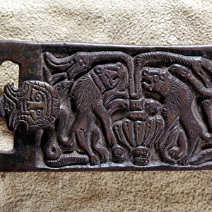 Visigothic art. Metal brooch
