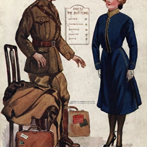 War Work Women Lift Operator WW1