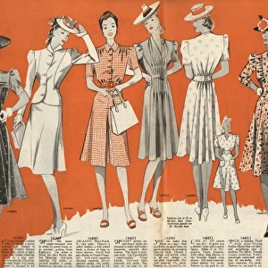 Wartime fashions, 1940