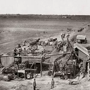 Washing Gear, Kimberley diamond mine, South Africa, c. 1888