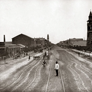 West Street, Durban, South Africa, circa 1888