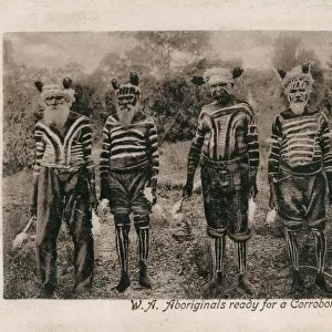 Western Australia - Aborigine Elders ready for a Corroboree