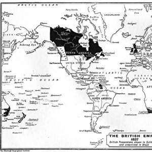 WORLD MAP / 1837