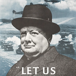 WW2 Poster -- Let Us Go Forward Together