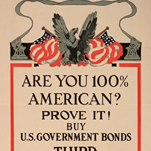 WWI Poster, American war loan