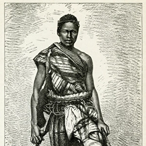 Young man from Dahomey, Africa
