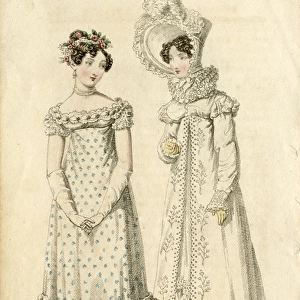 Two young women in Georgian style costume