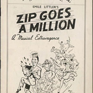 Zip Goes a Million theatre programme