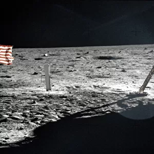Neil Armstrong On The Moon