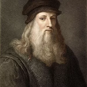 1490 Leonardo Da Vinci colour portrait