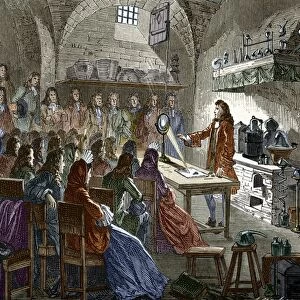 17th century lecture by Nicolas Lemery