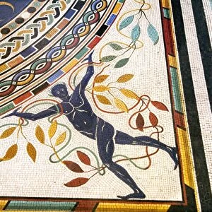Detail from 18th century Roman mosaic