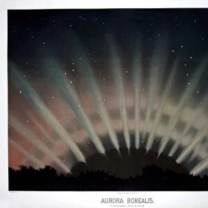 Aurora borealis, 1872