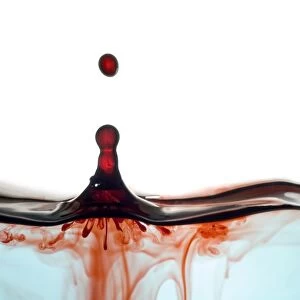 Blood dripping