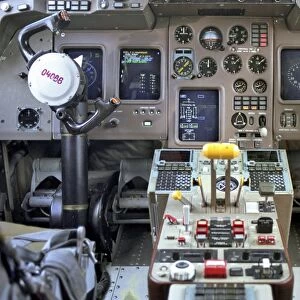 Cockpit of Ilyushin Il-114 airliner