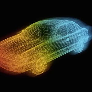 Computer-aided design of a car body
