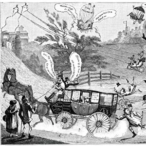 Dangers of steam carriages, 19th century