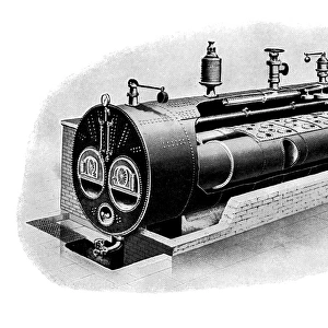Galloway steam boiler