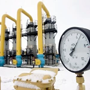 Gas compressor station in Belarus