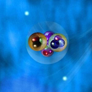 Helium atom, conceptual model C013 / 5601