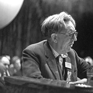 John Bernal speaking in Moscow, 1962