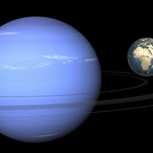 Neptune and Earth, artwork