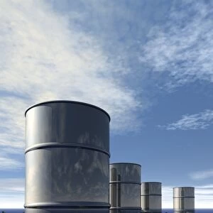 Oil distribution, conceptual artwork F005 / 0430