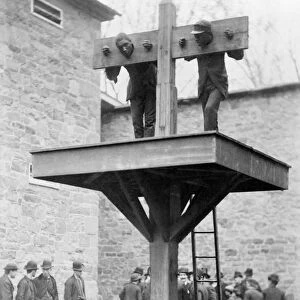 Pillory and whipping post, 1880s C016 / 4322