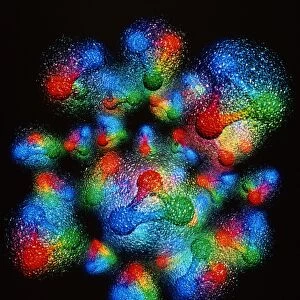 Quark structure of silicon atom nucleus