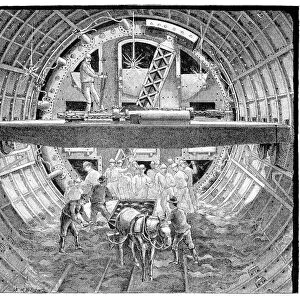 Tunnel construction, 19th century