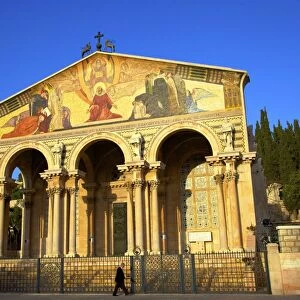 Basilica of The Agony, Garden of Gethsemane, Jerusalem, Israel, Middle East