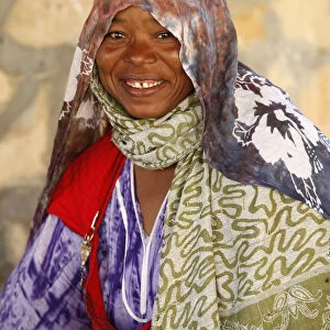 Berber woman in Toujane village, Tunisia, North Africa, Africa