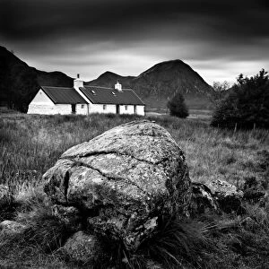 Black Rock Cottage and Buachaille Etive Mor, Rannoch Moor, near Fort William