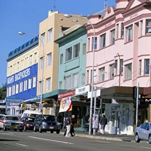 Campbell Parade, the seafront of Bondi, fashionable eastern suburb, Sydney