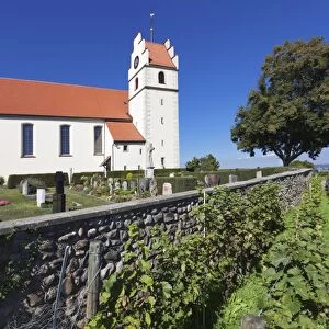 Church in Horn, Peninsula Hori, Lake Constance (Bodensee), Baden Wurttemberg, Germany, Europe