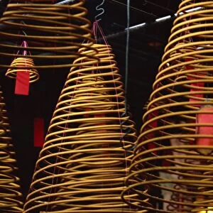 Coils of incense in Hong Kong, China, Asia
