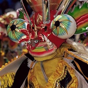 Devil mask, the Devil dance (La Diablada), carnival, Oruro, Bolivia, South America