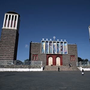 The Enda Mariam Orthodox Cathedral built in 1938, Asmara, Eritrea, Africa