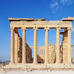 Erechtheion, east facade, Acropolis, UNESCO World Heritage Site, Athens, Attica, Greece, Europe