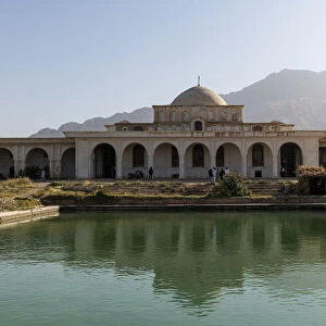 Indian style Tashkurgan Palace former summer palace of the king, outside Mazar-E-Sharif