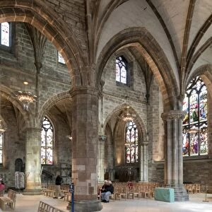 Interior looking northeast, St. Giles Cathedral, Edinburgh, Scotland, United Kingdom