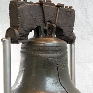 On July 8 1776, the Liberty Bell rang out from the tower of Independence Hall summoning citizens to hear the first public reading of the Declaration of Independence by colonel John Nixon, Philadelphia, Pennsylvania, United States of America