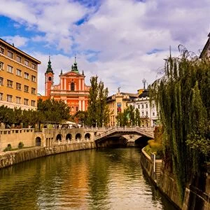 Ljubljana, the capital of Slovenia, Europe