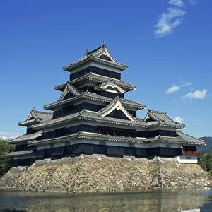 Matsumoto-jo castle at Matsumoto in Japan