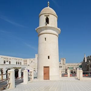 Minaret near Waqif Souq, Doha, Qatar, Middle East